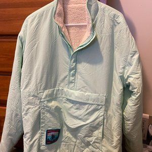 Mint Sherpa Reversible Chubbies Pullover
